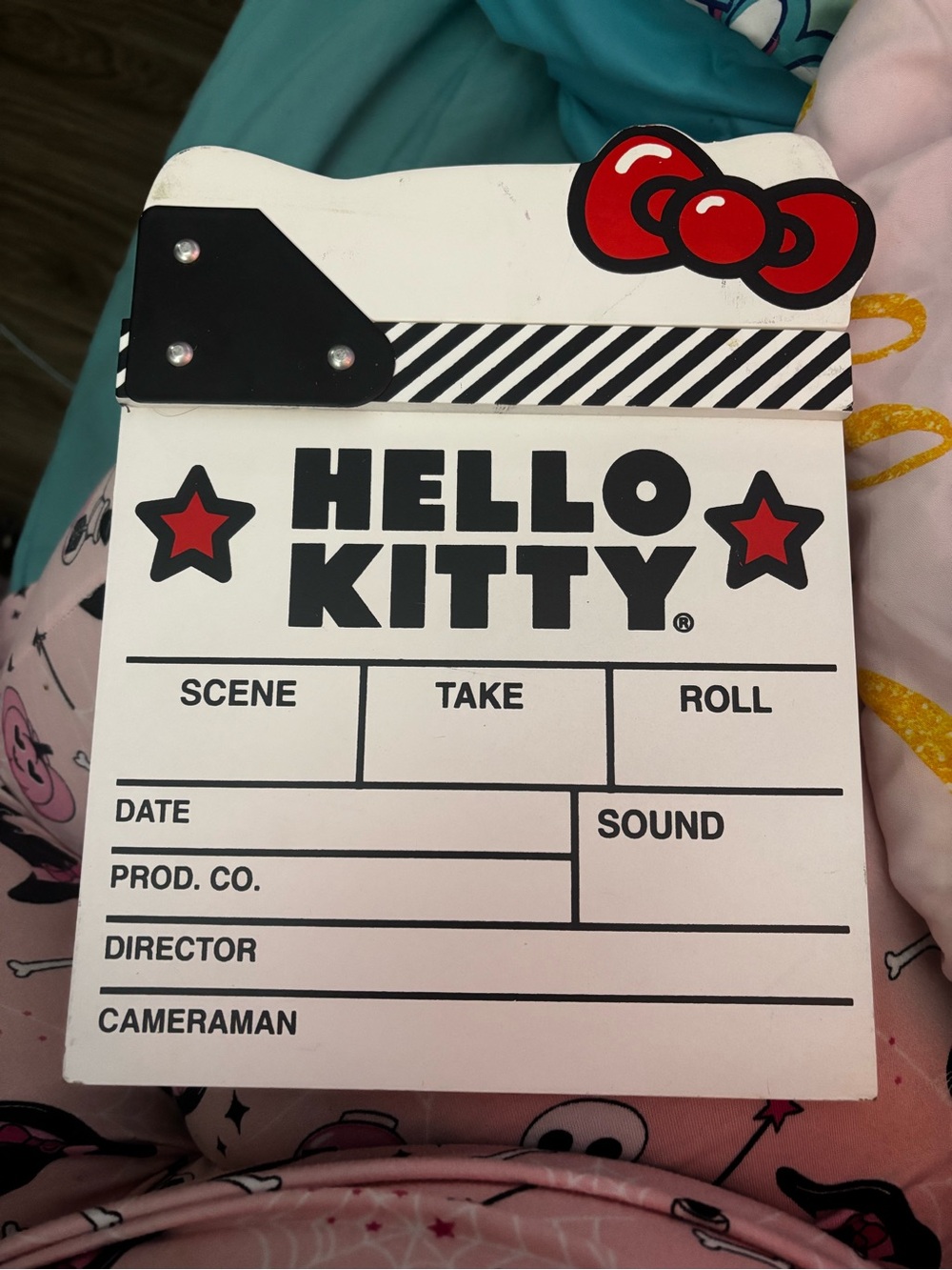 Universal Hello Kitty White & Red Film Clapperboard